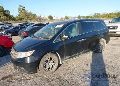2012 Honda Odyssey Ex-L из США, поврежденный, VIN 5FNRL5H6XCB039737